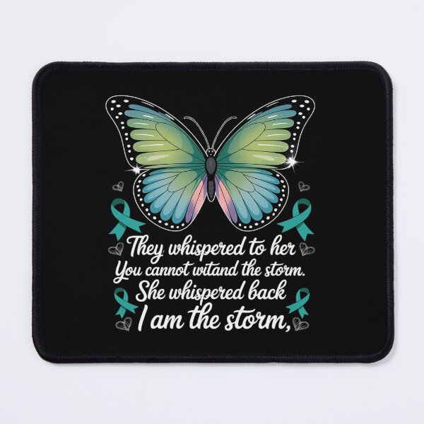 Item preview, PCOS Awareness Butterfly PCOS Fighter designed and sold by KingsLife1994.