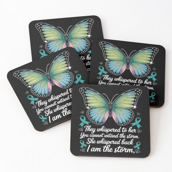 Item preview, PCOS Awareness Butterfly PCOS Fighter designed and sold by KingsLife1994.