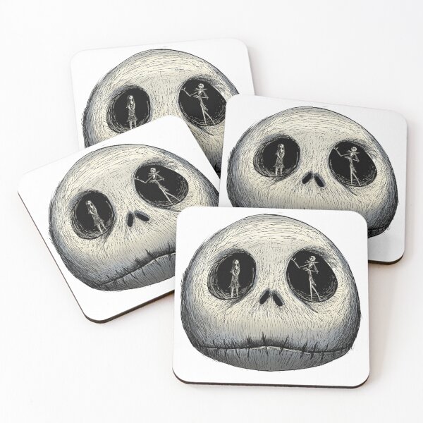 Item preview, The Nightmare Before Christmas Sally and Jack Face designed and sold by TREYA ALLEN.