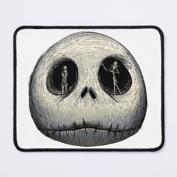 Item preview, The Nightmare Before Christmas Sally and Jack Face designed and sold by TREYA ALLEN.