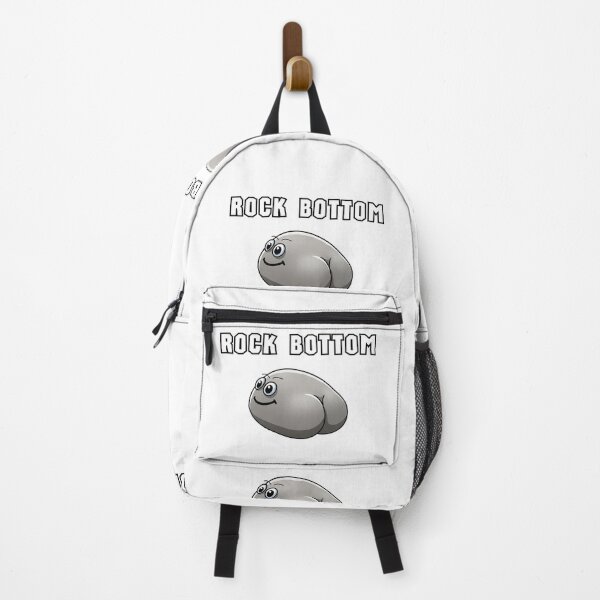 Item preview, Rock Bottom Funny Pun Cartoon Design designed and sold by NateSells.