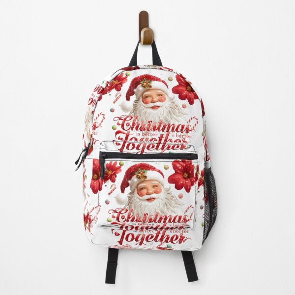 Item preview, Happy Santa Claus holding candy canes on white background designed and sold by PWDigitalArt.