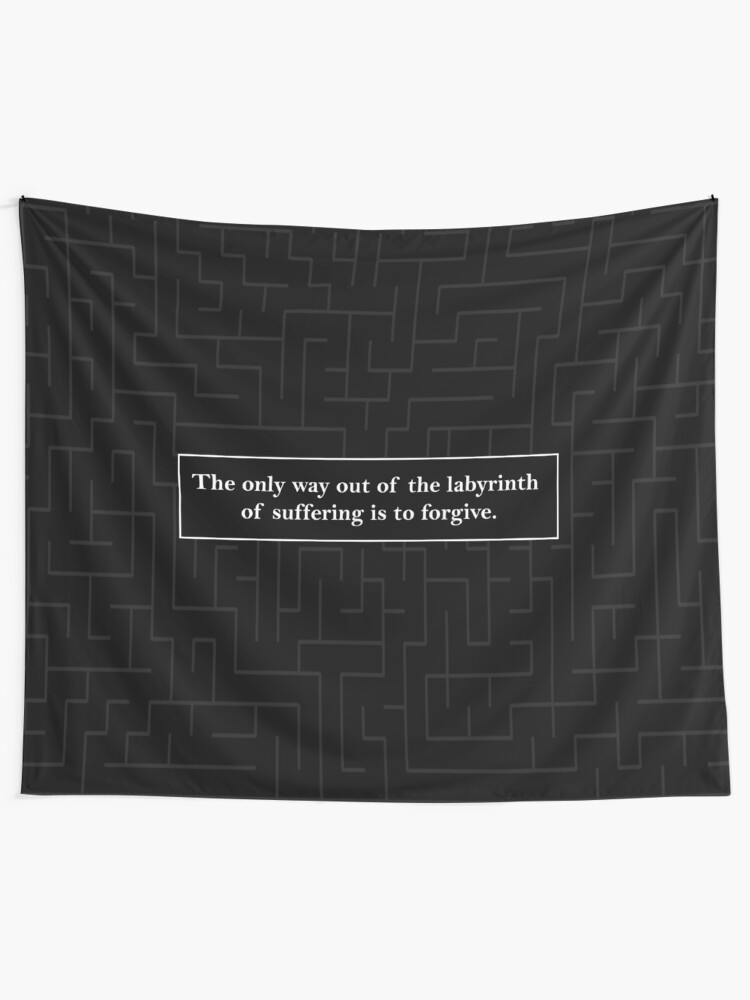 "Labyrinth Quote Looking for Alaska" Tapestry by terriesmee Redbubble