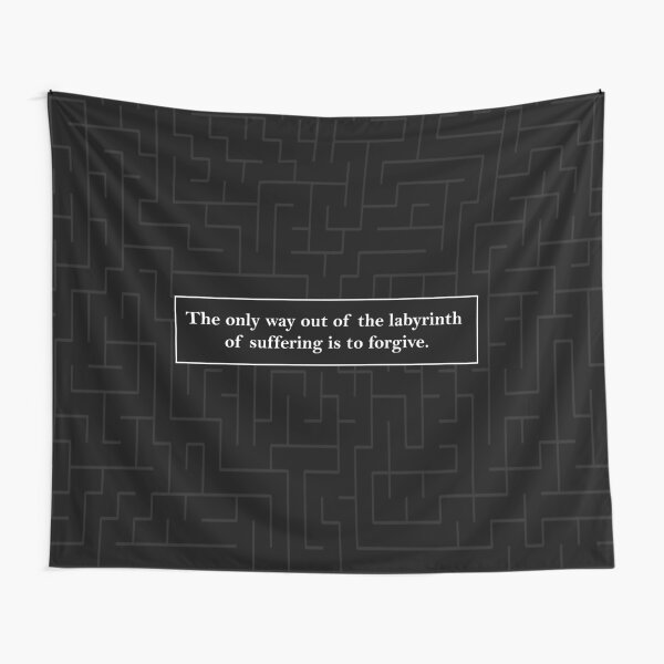 "Labyrinth Quote Looking for Alaska" Tapestry by terriesmee Redbubble