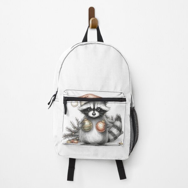 Item preview, Caught Stealing Christmas – Funny Raccoon Holiday Art designed and sold by jelonkaa.