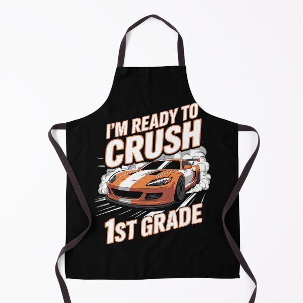Item preview, Back To School I'm Ready To Crush 1st Grade Race Car designed and sold by Moon-Ape.