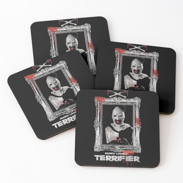 Item preview, Terrifier Art The Clown Bloody Fancy Frame Horror Movie designed and sold by Altenpendinton.