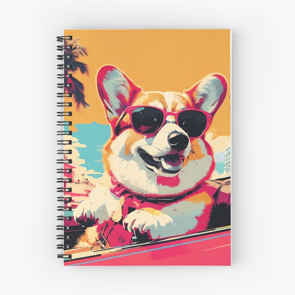 Item preview, Miami Vice Corgi designed and sold by ONYX Pixee.