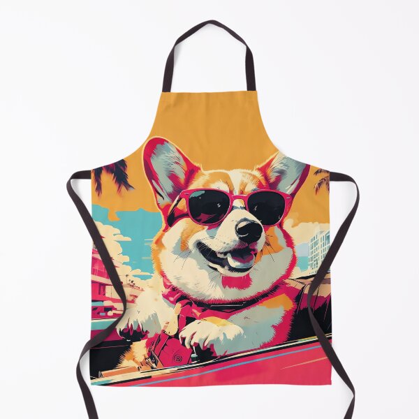 Item preview, Miami Vice Corgi designed and sold by ONYX Pixee.