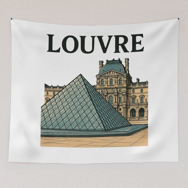 Item preview, Louvre Museum designed and sold by Echo Aesthetics.