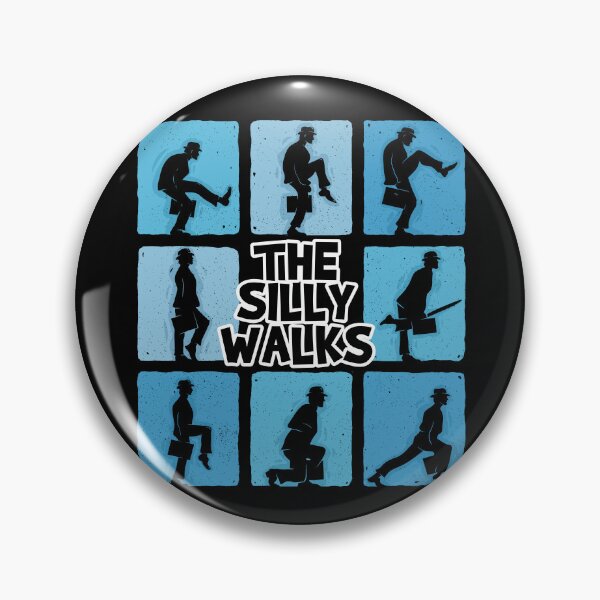 Item preview, The Silly Walks Club – Retro Walking Silhouette  designed and sold by erion5k.