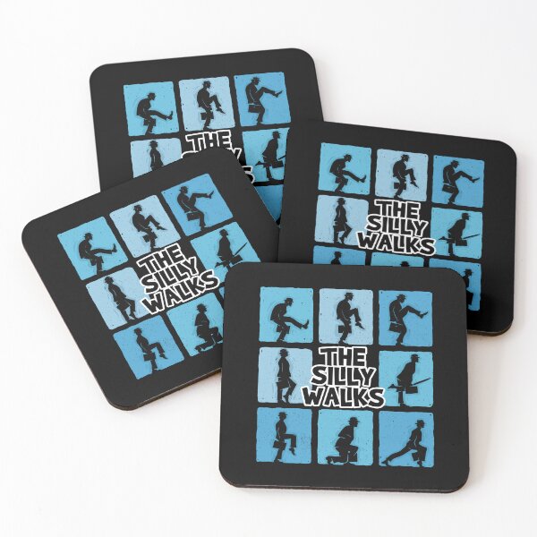 Item preview, The Silly Walks Club – Retro Walking Silhouette designed and sold by erion5k.