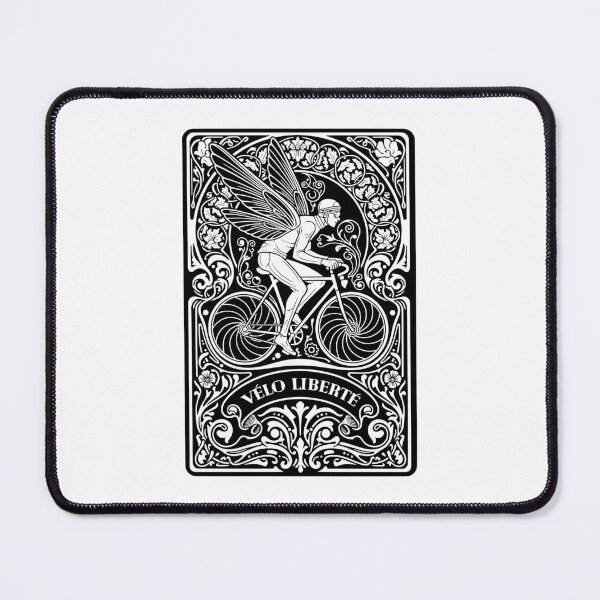 Item preview, Cycling Bicycle Freedom Velo Liberte Cyclist Man Nouveau designed and sold by GrandeDuc.