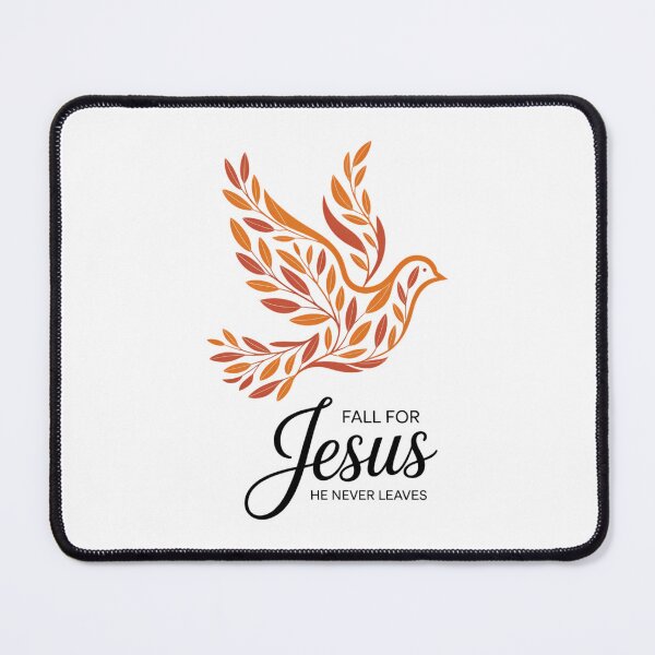Item preview, Fall For Jesus He Never Leaves Christian Thankgiving designed and sold by Moon-Ape.