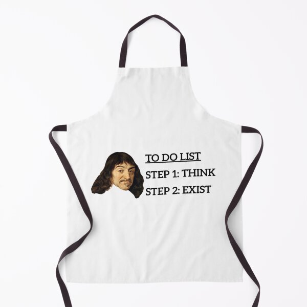 Item preview, Rene Descartes Funny To Do List designed and sold by Cleanthes.