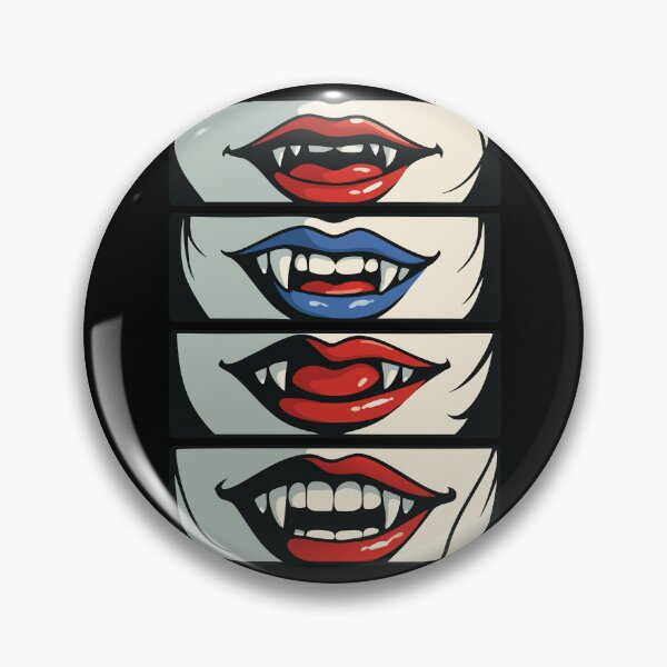 Item preview, Pop Art Vampire Lips – Bold Fangs & Gothic Aesthetic Design designed and sold by Minimum-Rage.