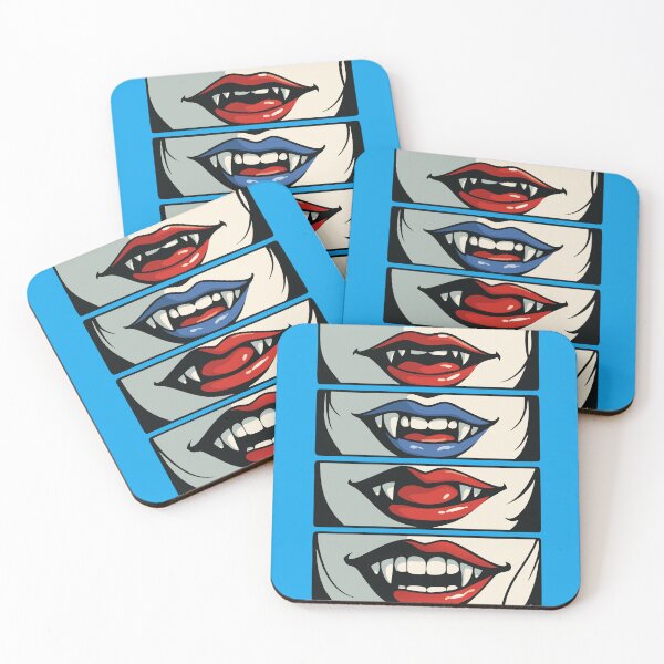 Item preview, Pop Art Vampire Lips – Bold Fangs & Gothic Aesthetic Design designed and sold by Minimum-Rage.