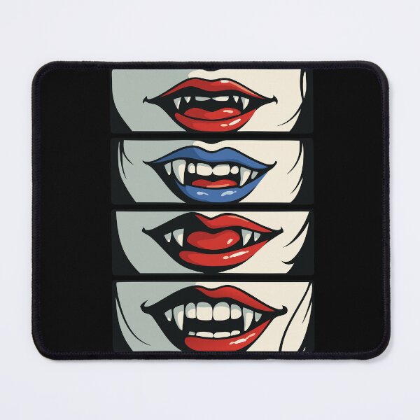 Item preview, Pop Art Vampire Lips – Bold Fangs & Gothic Aesthetic Design designed and sold by Minimum-Rage.