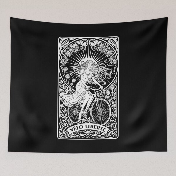 Item preview, Cycling Bicycle Freedom Velo Liberte Cyclist Woman Nouveau designed and sold by GrandeDuc.