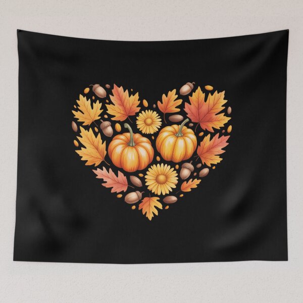Item preview, Fall Heart Love Fall Y'All Pumpkin Fall Hello Pumpkin, Fall Vibes, Peace Love Thanksgiving Family Thanksgiving designed and sold by Moon-Ape.