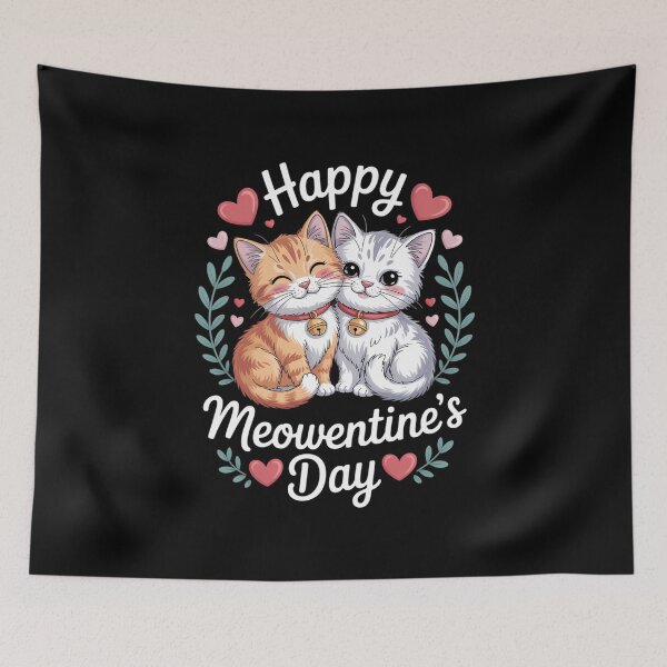 Item preview, Happy Meowentines Valentines Day Cute Cat Kitten Vday Pajama designed and sold by VENOM0RIOT.