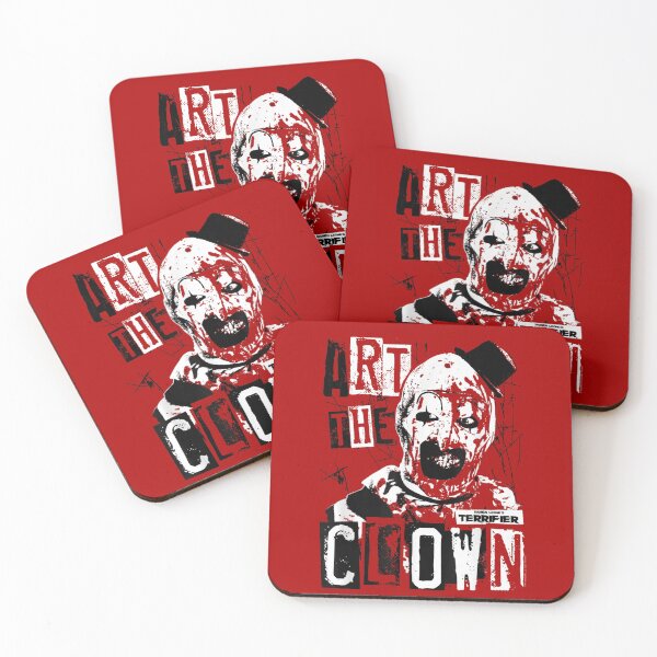 Item preview, Terrifier Art The Clown Bloody Face High Contrast Horror designed and sold by CrinoSwice.