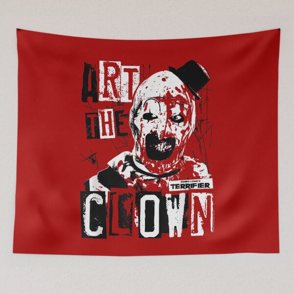 Item preview, Terrifier Art The Clown Bloody Face High Contrast Horror designed and sold by CrinoSwice.