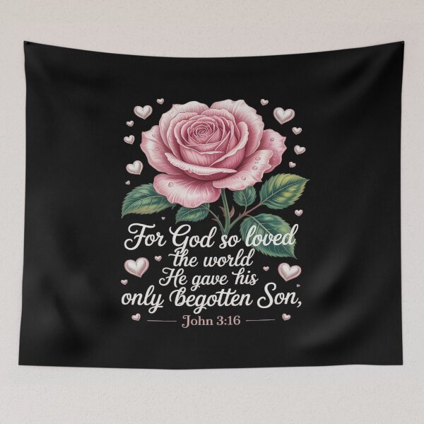 Item preview, pink Flower Christian designed and sold by PeteHomenick.