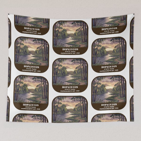 Item preview, Vintage Hopkinton State Park (Massachusetts State Park) designed and sold by RabbitK.