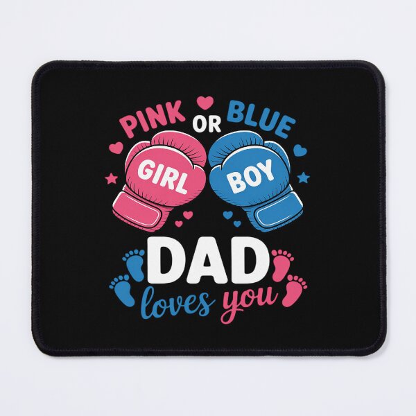 Item preview, Pink Or Blue Dad Loves You Boxing Gender Reveal Party designed and sold by PeteHomenick.