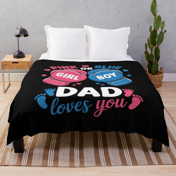 Item preview, Pink Or Blue Dad Loves You Boxing Gender Reveal Party designed and sold by PeteHomenick.