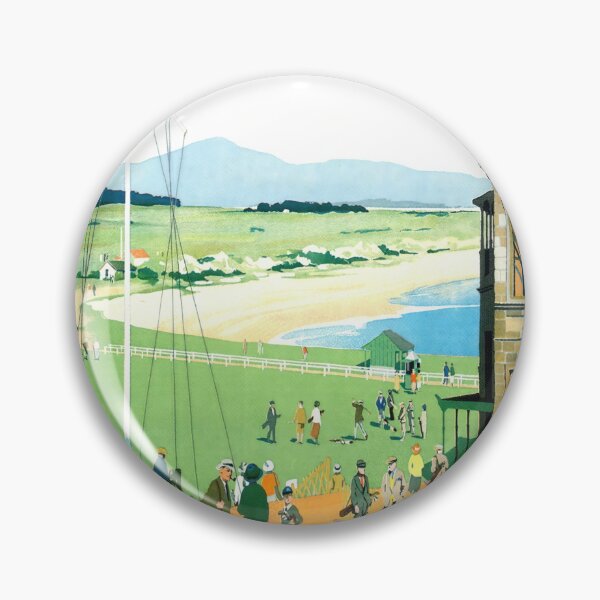Item preview, Vintage Travel Poster | LNER St Andrews | Art Deco Golf Scene | Home of Golf | Royal & Ancient Game | Classic British Railway designed and sold by artofuniverse.