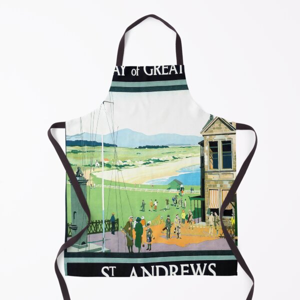 Item preview, Vintage Travel Poster | LNER St Andrews | Art Deco Golf Scene | Home of Golf | Royal & Ancient Game | Classic British Railway designed and sold by artofuniverse.