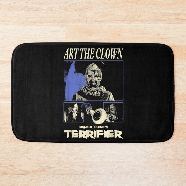 Item preview, Terrifier Art the Clown Black and White Panels Horror Movie designed and sold by CrinoSwice.