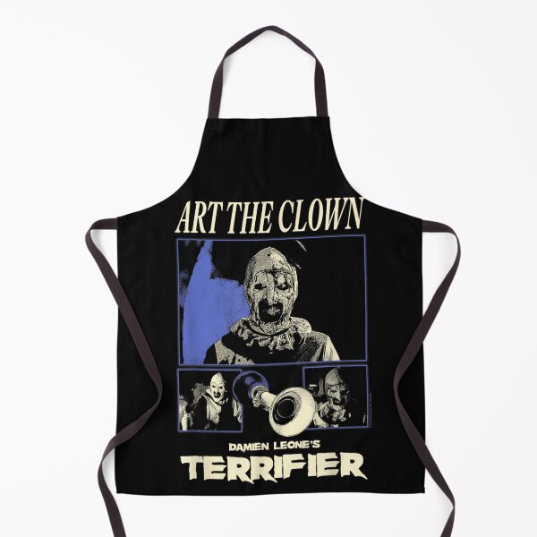 Item preview, Terrifier Art the Clown Black and White Panels Horror Movie designed and sold by CrinoSwice.