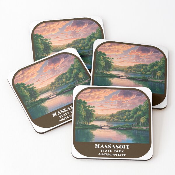 Item preview, Vintage Massasoit State Park (Massachusetts State Park) designed and sold by RabbitK.