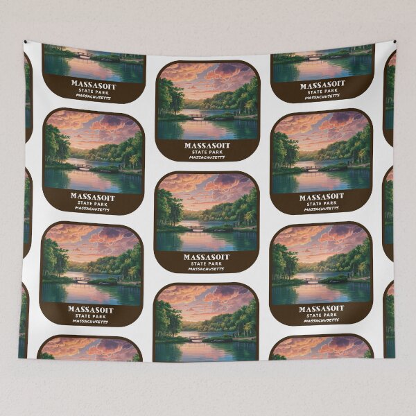 Item preview, Vintage Massasoit State Park (Massachusetts State Park) designed and sold by RabbitK.