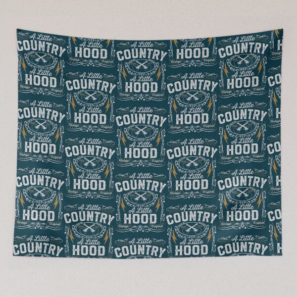 Item preview, A Little Country A Little Hood Hip Hop Rap Music designed and sold by Elyweddi.