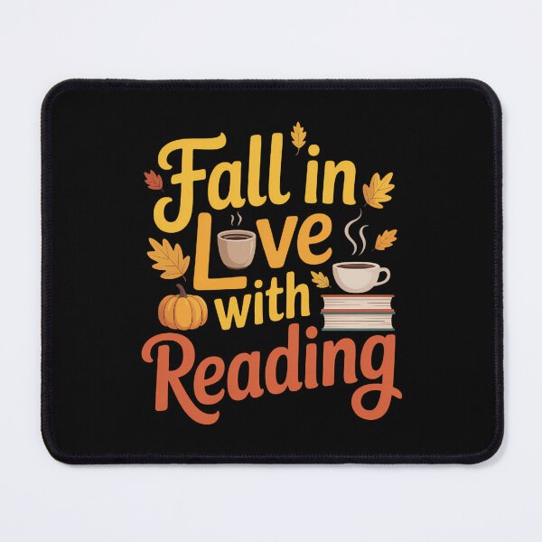 Item preview, Fall in Love with Reading Autumn Book Lover Bookworm designed and sold by Moon-Ape.
