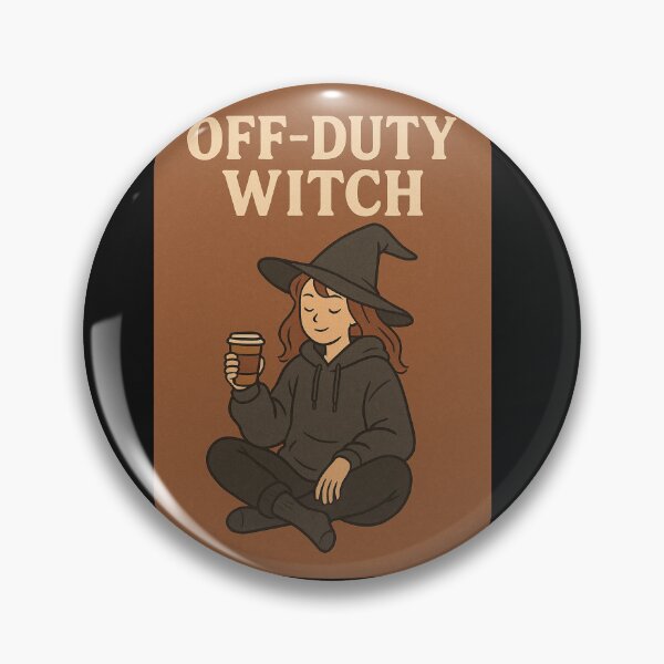 Item preview, Off-Duty Witch – Cozy Hoodie Halloween Art for Witchy Souls designed and sold by PsyFlow35.