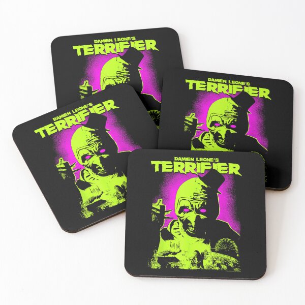Item preview, Terrifier Glowing Eyes Art Neon Poster Horror designed and sold by StuZabine.