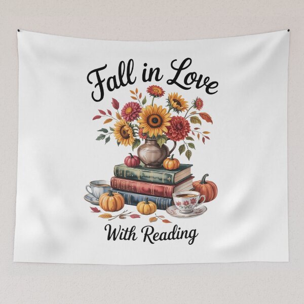 Item preview, Fall In Love With Reading Book Autumn Teachers Pumpkins designed and sold by Moon-Ape.