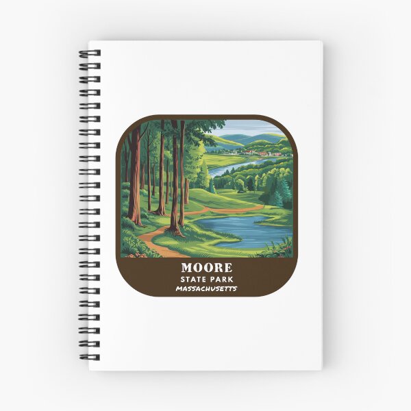 Item preview, Vintage Moore State Park (Massachusetts State Park) designed and sold by RabbitK.