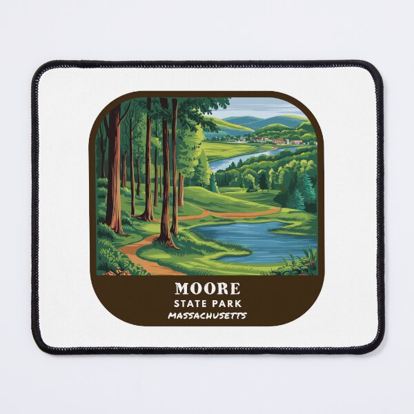 Item preview, Vintage Moore State Park (Massachusetts State Park) designed and sold by RabbitK.
