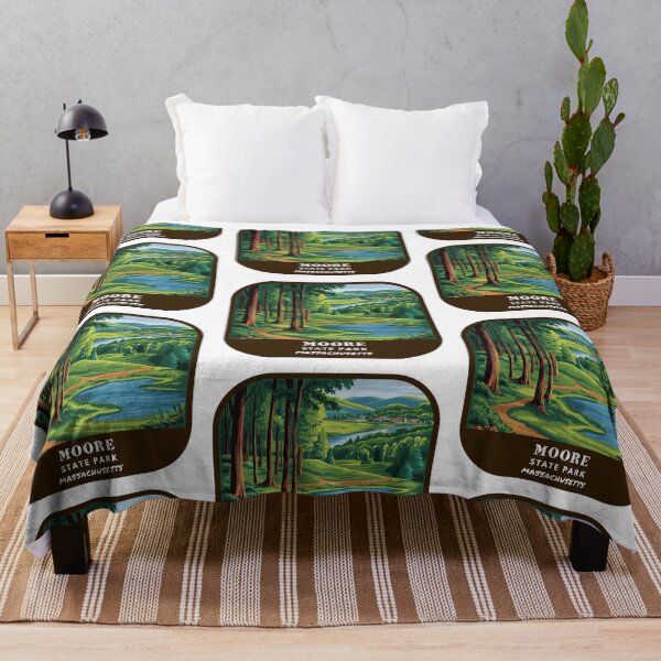 Item preview, Vintage Moore State Park (Massachusetts State Park) designed and sold by RabbitK.