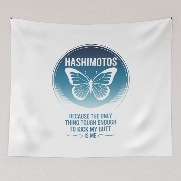 Item preview, Hashimoto's Disease Awareness Tough Thyroid Disease Warrior designed and sold by VENOM0RIOT.