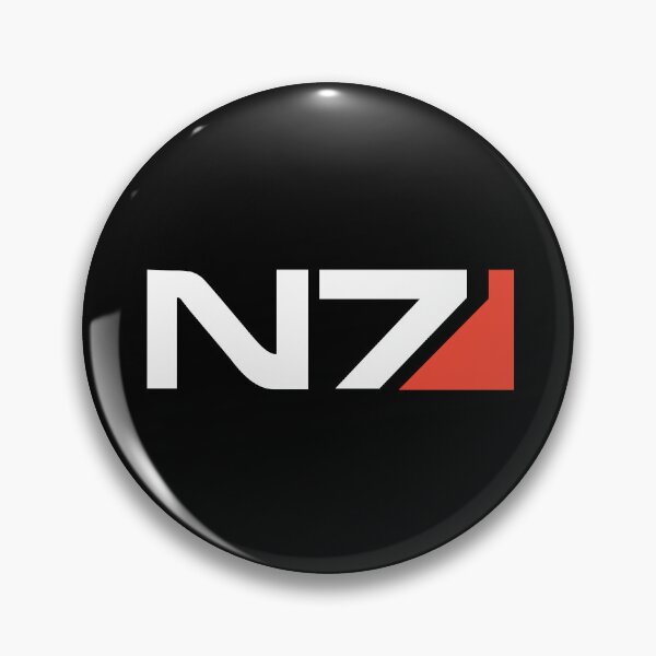 Item preview, N7 Gamer Merch - a Mass Effect story (red on black) designed and sold by SlightlyUnreal.