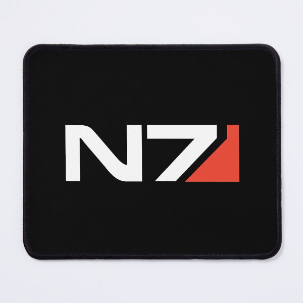 Item preview, N7 Gamer Merch - a Mass Effect story (red on black) designed and sold by SlightlyUnreal.