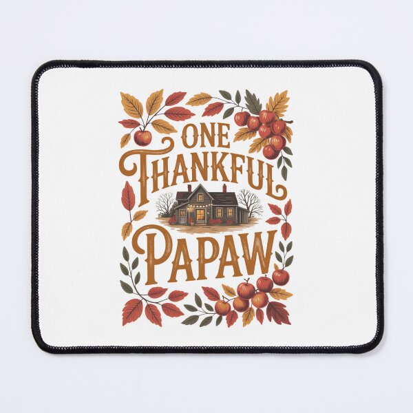 Item preview, Fall Papaw Thankgiving Papaw One Thankful Papaw designed and sold by Moon-Ape.