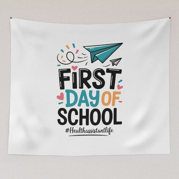 Item preview, Health Assistant Happy First Day Of School Back To School designed and sold by VENOM0RIOT.